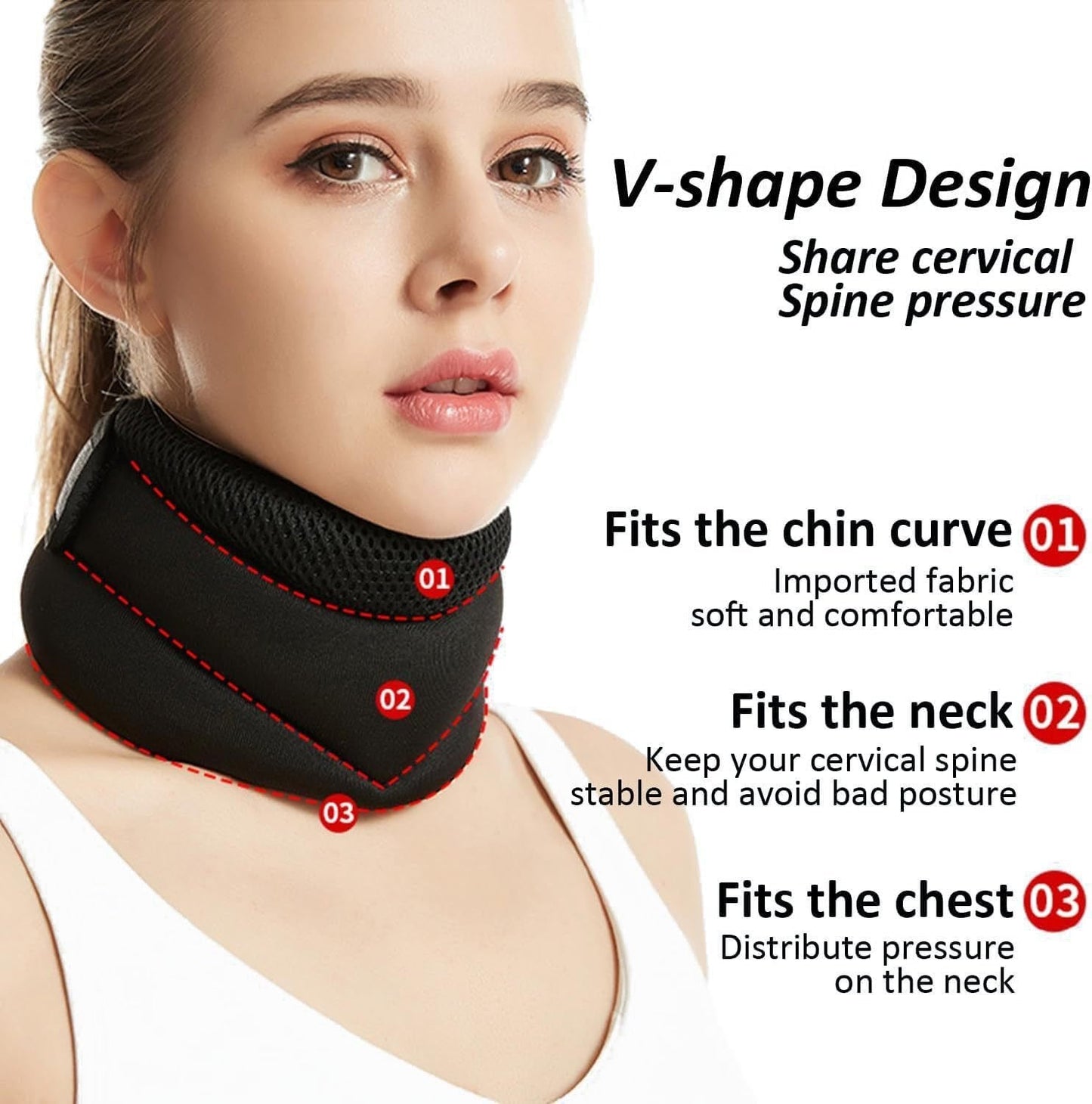 SleepAlign™ – Ergonomic Memory Foam Neck Support Against Snoring [50% Off]