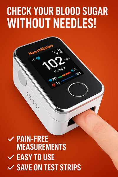Non-Invasive Glucose Monitor | Multi-Function Digital Finger Scanner | VitaScan