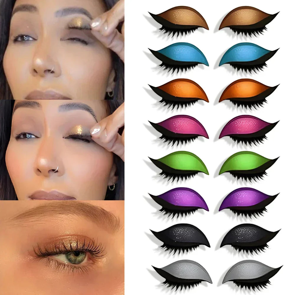 Peel & Stick Eyeshadow Stickers – Waterproof, Reusable & Self-Adhesive