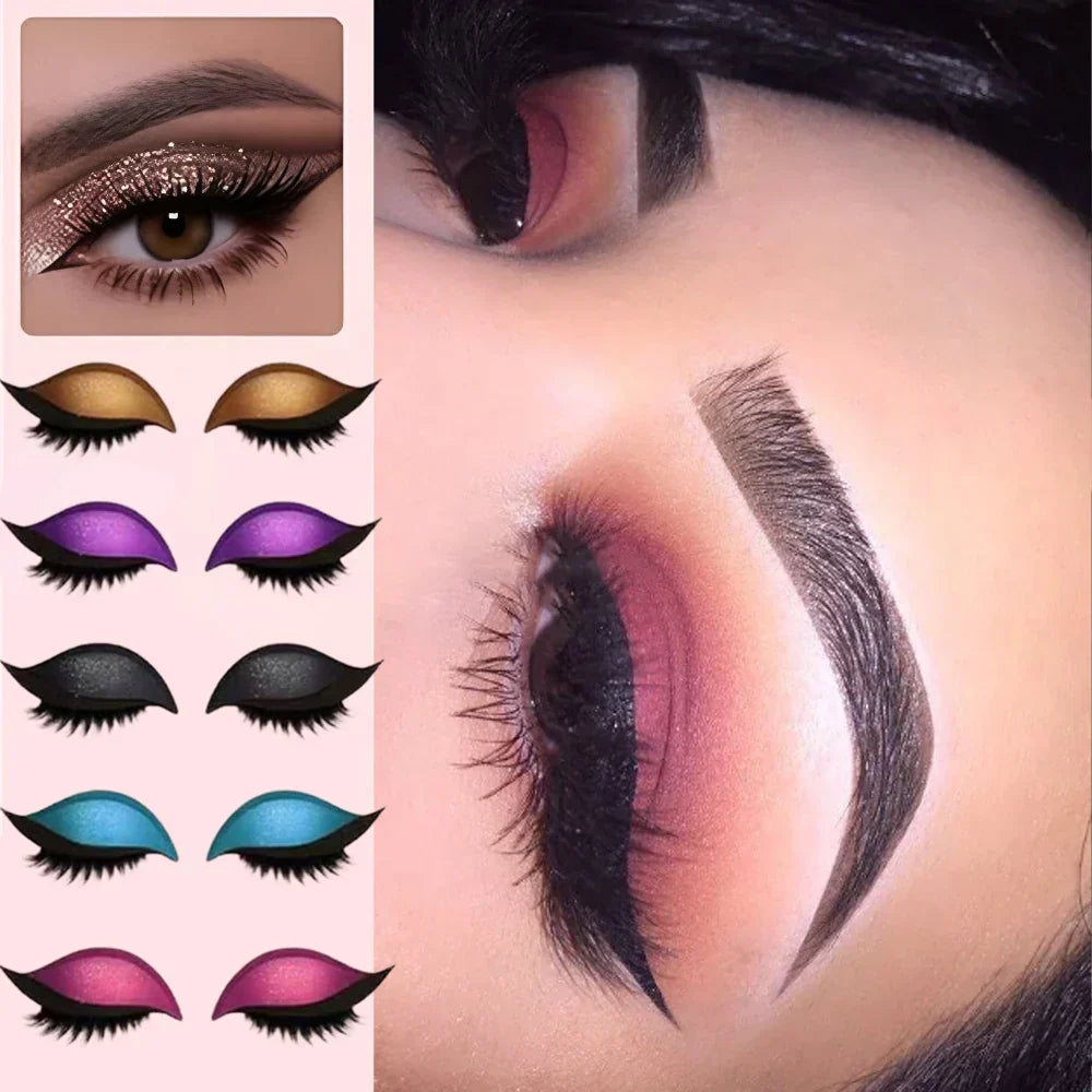 Peel & Stick Eyeshadow Stickers – Waterproof, Reusable & Self-Adhesive