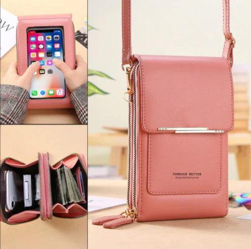 Women's Shoulder Bag with USB Charging Port and Multiple Compartments