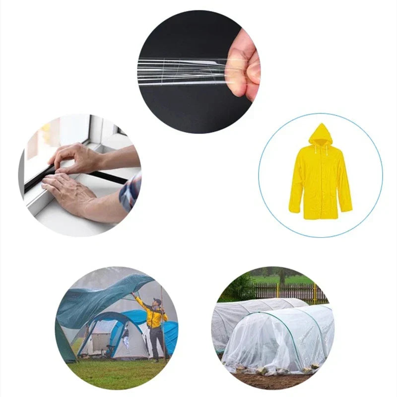 UV Resistant Greenhouse Film Repair Tape – Weatherproof PE Adhesive 10m