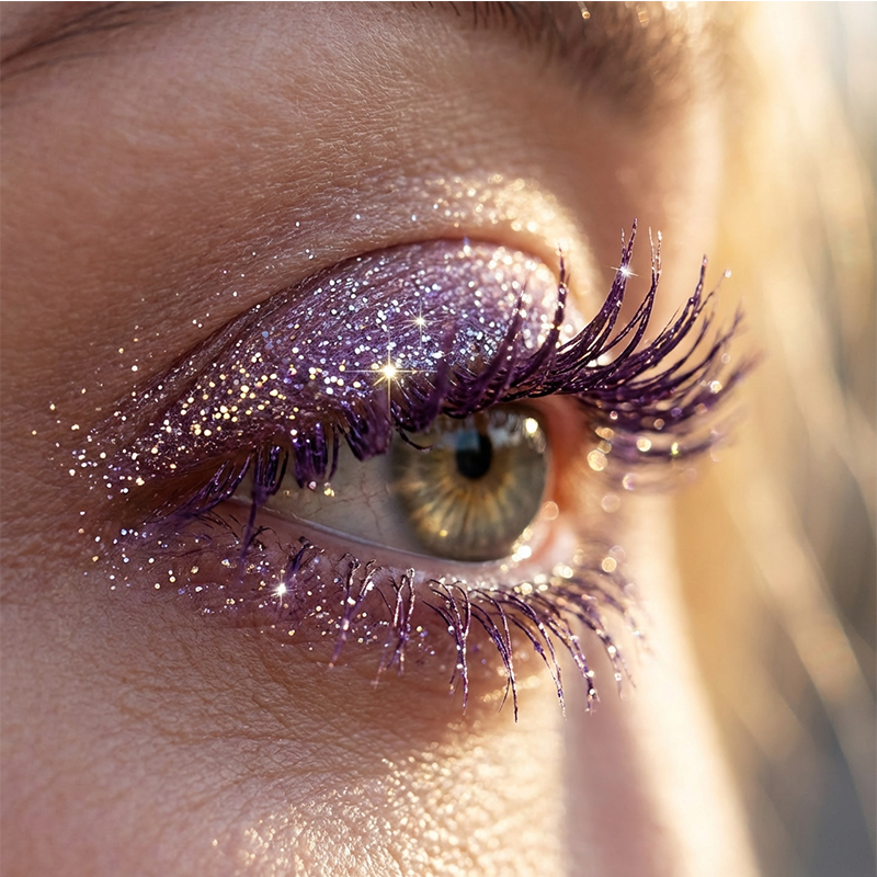 Waterproof Glitter Mascara – Smudge-Proof Shimmer Lash Mascara