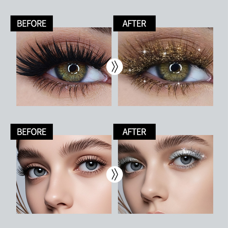 Waterproof Glitter Mascara – Smudge-Proof Shimmer Lash Mascara