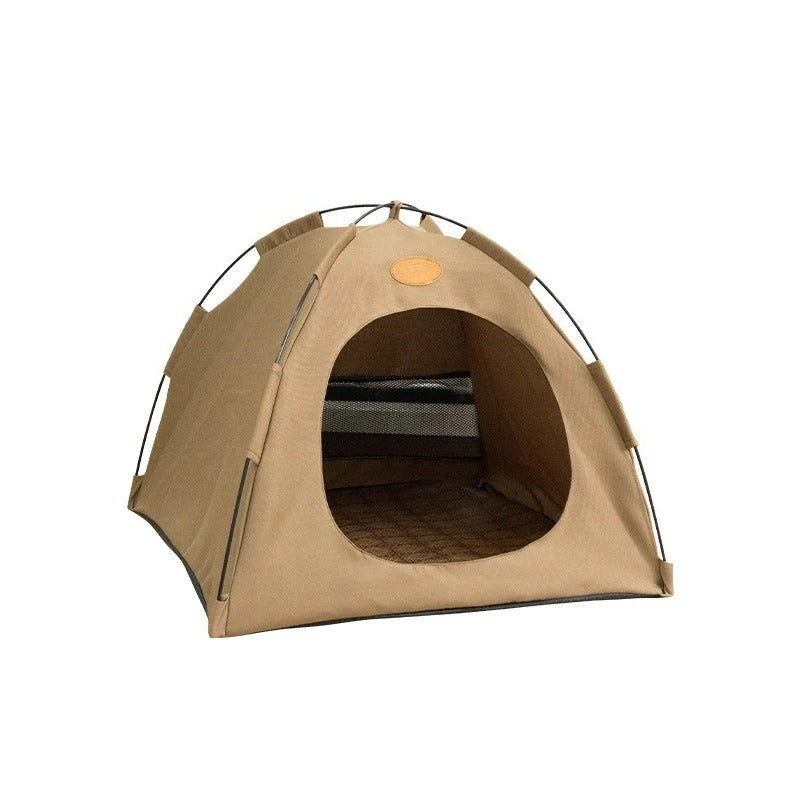 Foldable Pet Tent Cave for Cats and Small Dogs – Soft Enclosed Bed