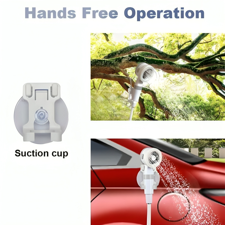 Portable Outdoor Shower with Rechargeable Battery and Adjustable Water Flow