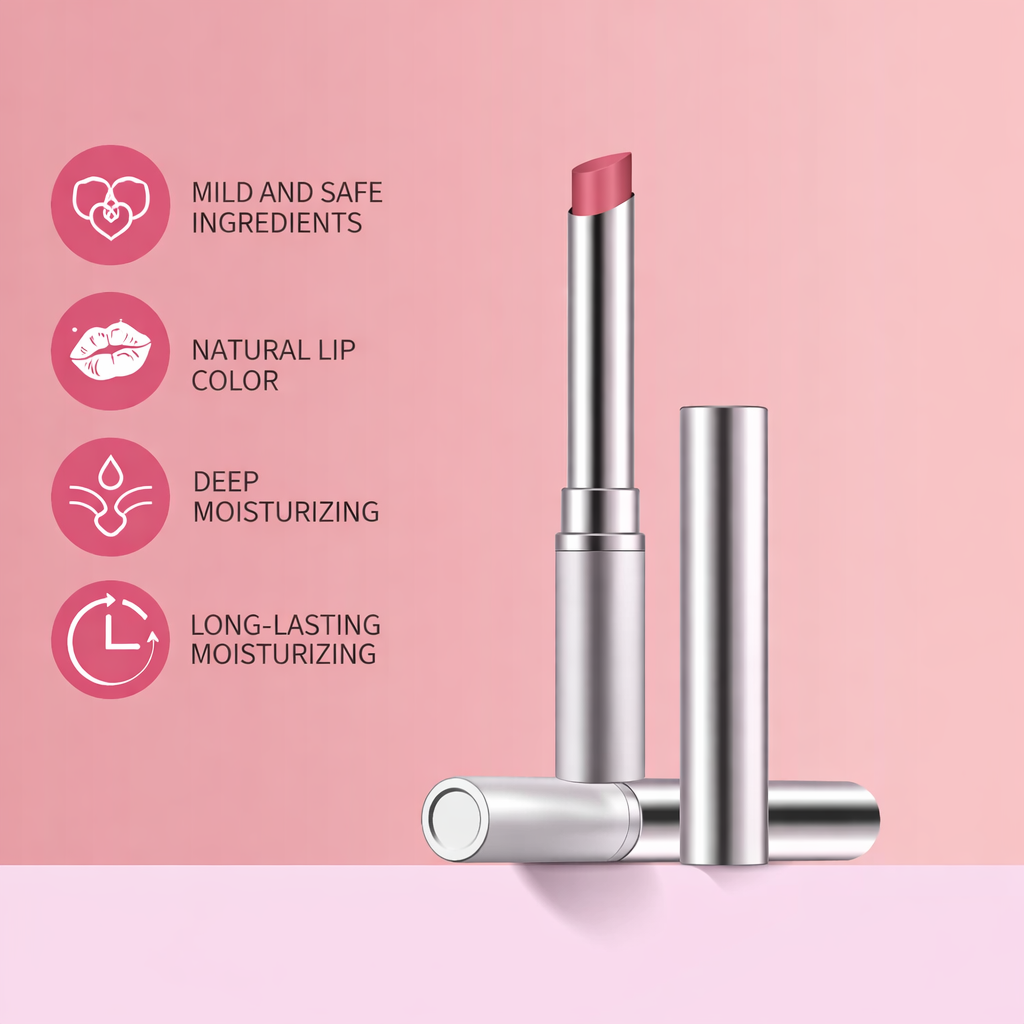Nourishing Lipstick with Natural Color Tone for Soft Radiant Lips