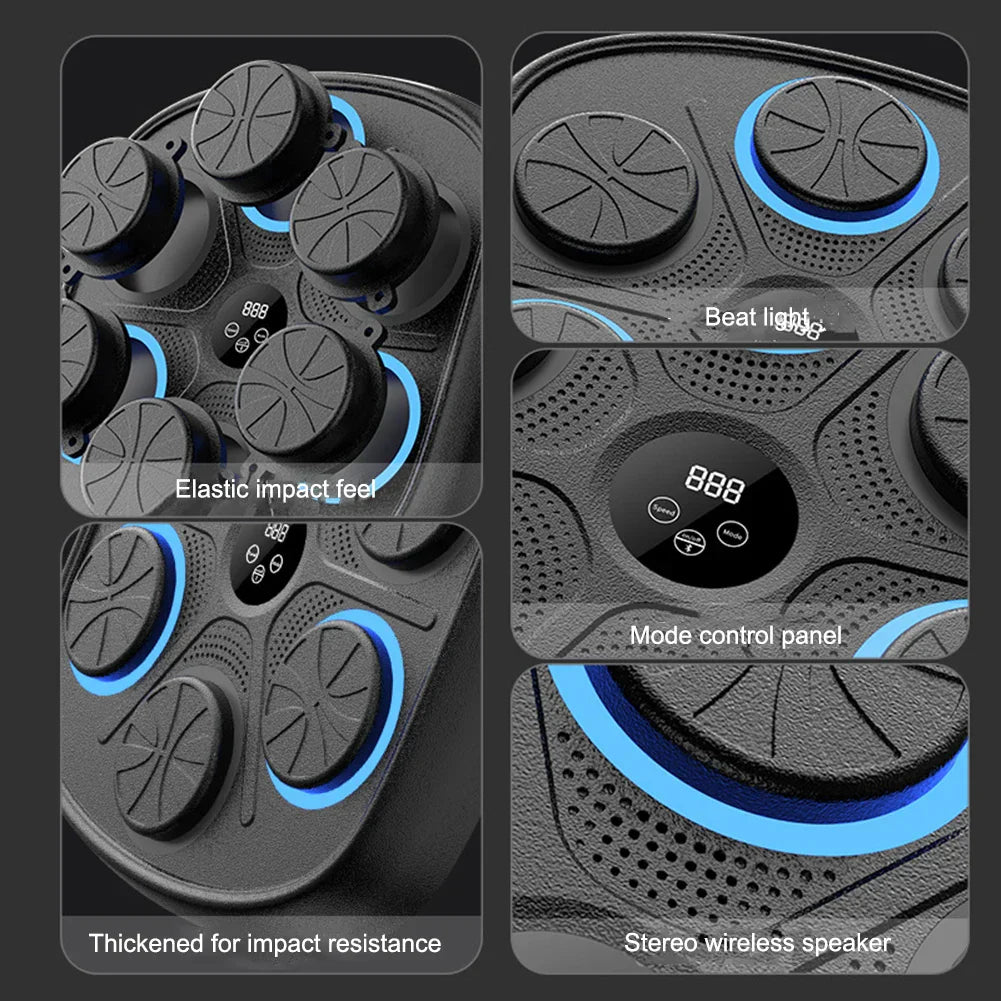 Wall Mounted Boxing Trainer | Smart LED Reaction Target | ReflexCore