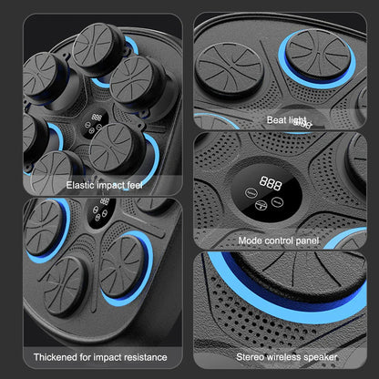 Wall Mounted Boxing Trainer | Smart LED Reaction Target | ReflexCore