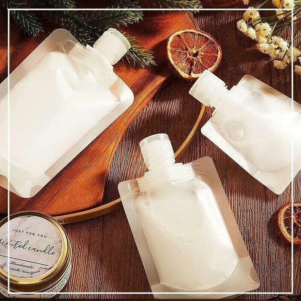 Compact Travel Makeup Bag with Transparent Cosmetic Organizer