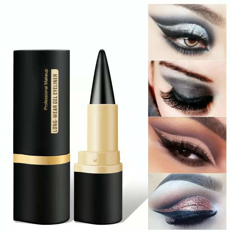 Creamy Black Eyeliner Pencil – Waterproof & Smudge-Proof for Precise Lines