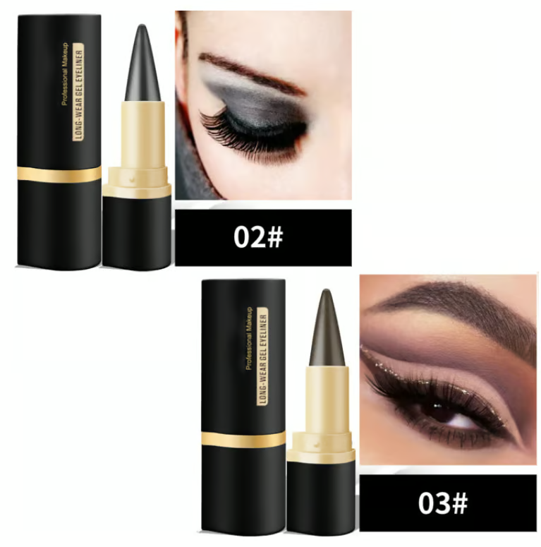 Creamy Black Eyeliner Pencil – Waterproof & Smudge-Proof for Precise Lines