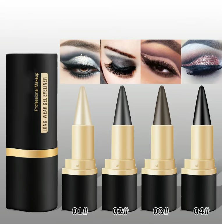 Creamy Black Eyeliner Pencil – Waterproof & Smudge-Proof for Precise Lines