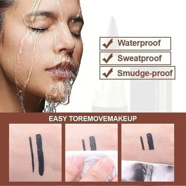 Creamy Black Eyeliner Pencil – Waterproof & Smudge-Proof for Precise Lines