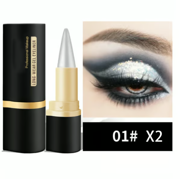 Creamy Black Eyeliner Pencil – Waterproof & Smudge-Proof for Precise Lines