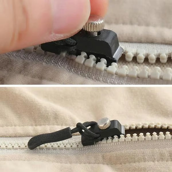 Universal Zipper Repair Kit – Removable Metal Fix for Clothes & Bags