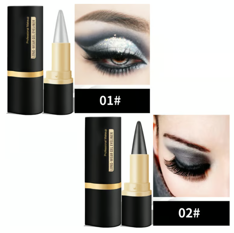 Creamy Black Eyeliner Pencil – Waterproof & Smudge-Proof for Precise Lines