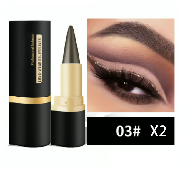 Creamy Black Eyeliner Pencil – Waterproof & Smudge-Proof for Precise Lines
