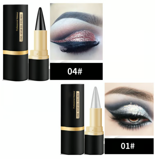 Creamy Black Eyeliner Pencil – Waterproof & Smudge-Proof for Precise Lines