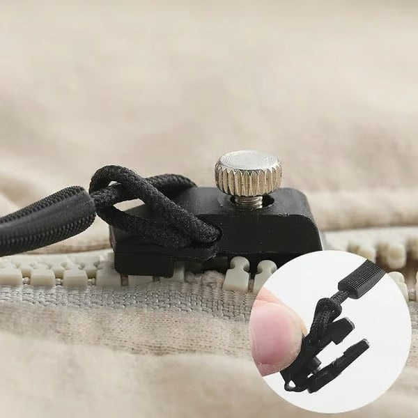 Universal Zipper Repair Kit – Removable Metal Fix for Clothes & Bags