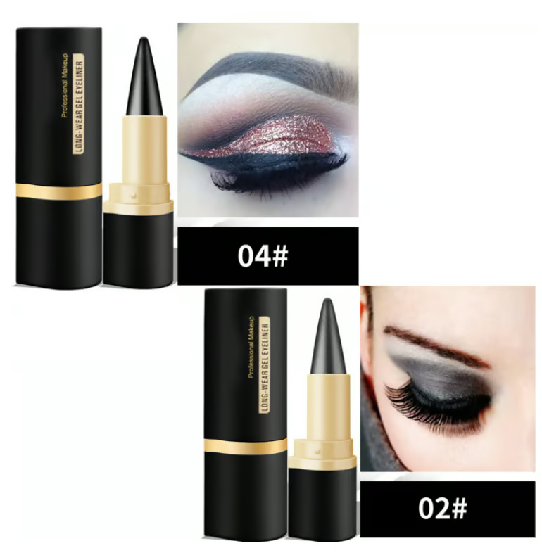 Creamy Black Eyeliner Pencil – Waterproof & Smudge-Proof for Precise Lines