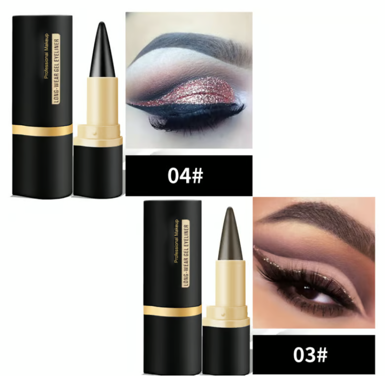 Creamy Black Eyeliner Pencil – Waterproof & Smudge-Proof for Precise Lines