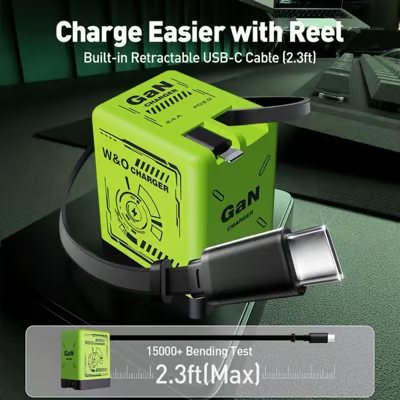 PowerNest™ – Dual-Port GaN High-Speed Charger, reliable & fast [50% off]