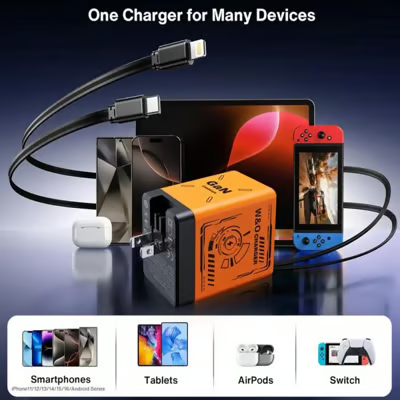 PowerNest™ – Dual-Port GaN High-Speed Charger, reliable & fast [50% off]