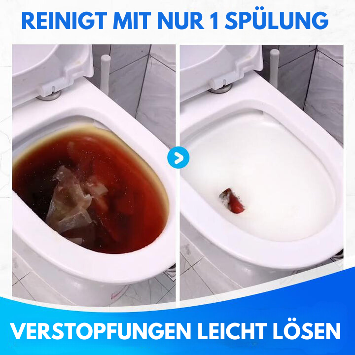 Fast-Dissolving Drain Cleaner Powder for Sinks, Showers & Kitchen Pipes