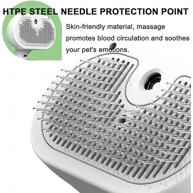 Pet Grooming Brush with Water Mist Spray for Dogs and Cats