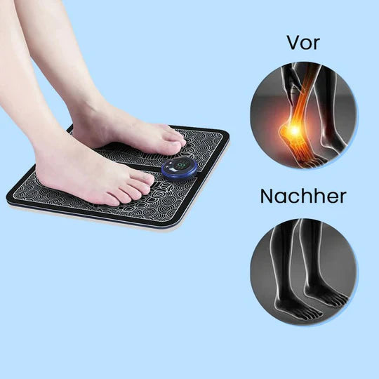 EMS Foot Massage Cushion with Stimulation Nodes – Portable & Compact