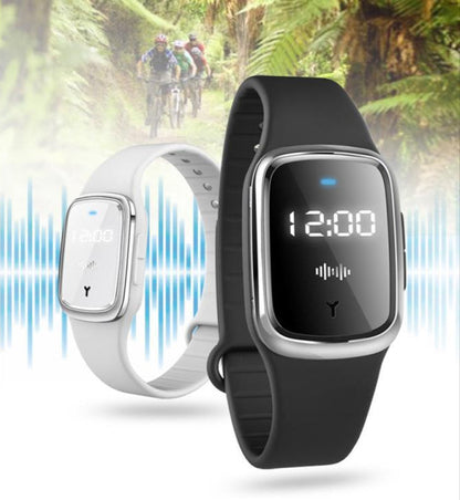 Ultrasonic Anti-Mosquito Wristband | 3-Mode USB Rechargeable Protection | BuzzGuard