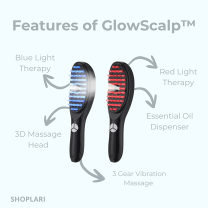 GlowScalp™ – Scalp Massager Brush for Relaxing, Stimulating & Healthy Scalp [50% Off]