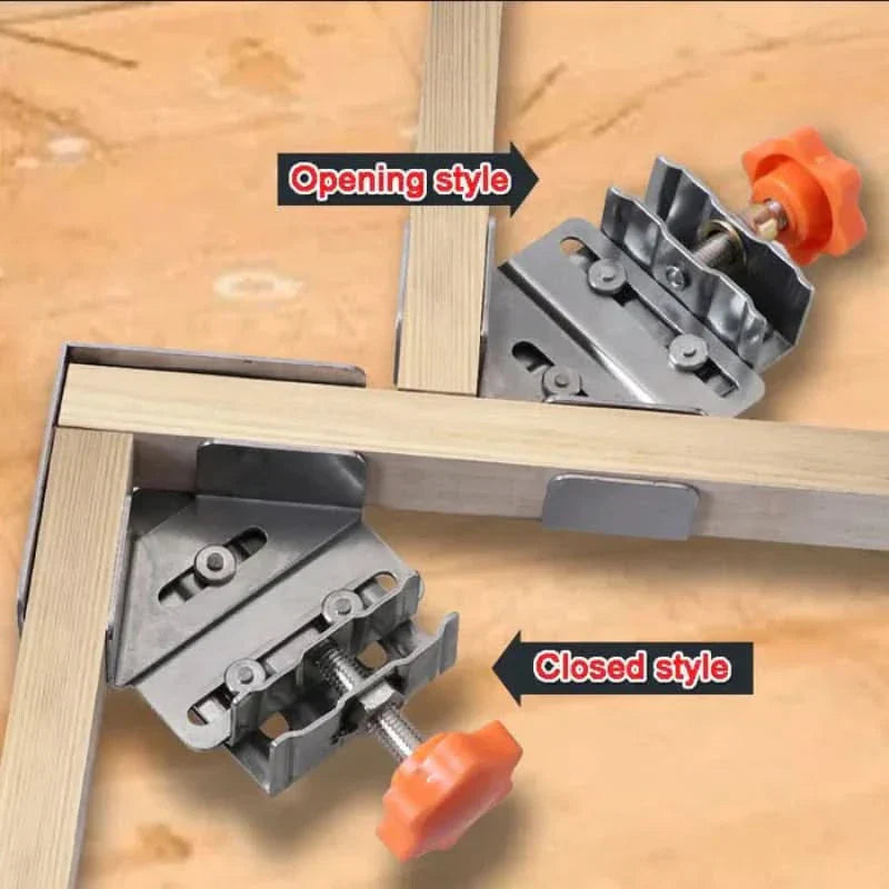 90 Degree Corner Clamp for Woodworking – Right Angle Clamp Set (2 Pack)