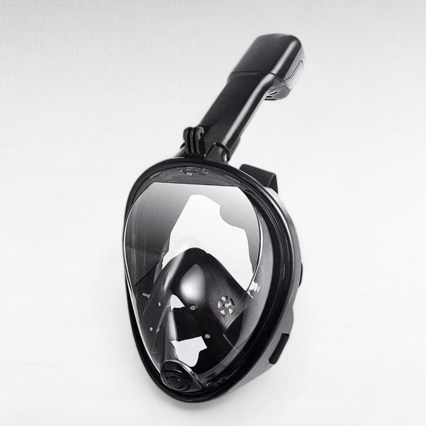 Full Face Snorkel Mask with Anti-Fog Tempered Glass for Diving and Swimming