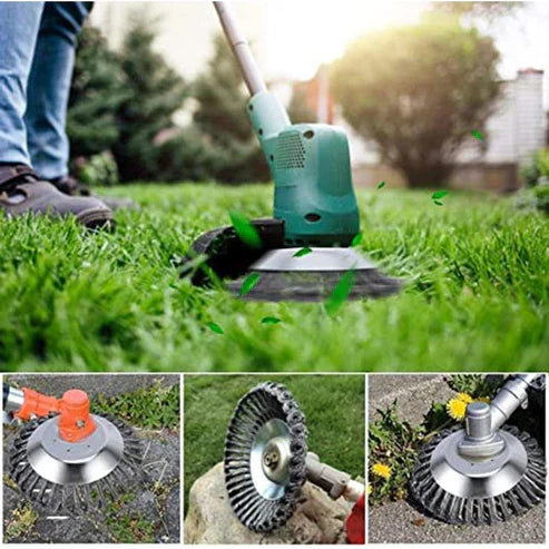 Steel Wire Grass and Weed Trimmer Head for String Trimmers