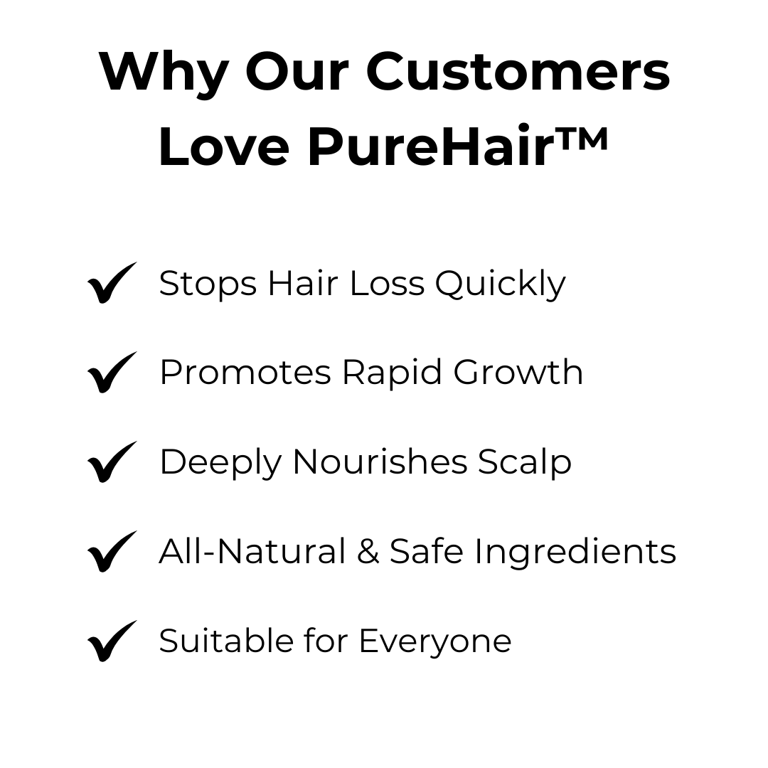 Natural Hair Growth Oil with Rosemary & Ginseng for Thicker Hair