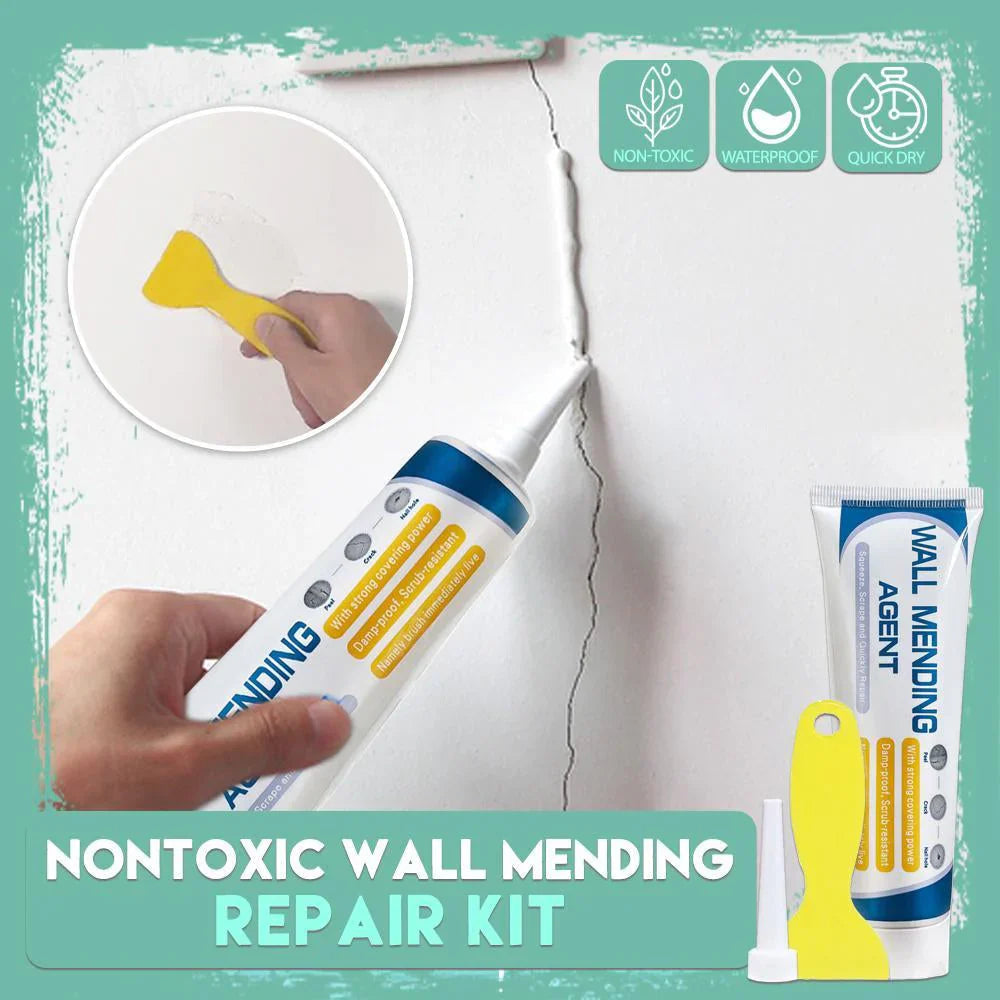 Wall Repair Cream with Precision Nozzle for Cracks and Holes
