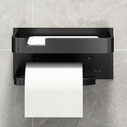 BathLine– Toilet Paper Holder, Wall Mounted, Sturdy Metal Holder Rust-Free Durable [50% Off]