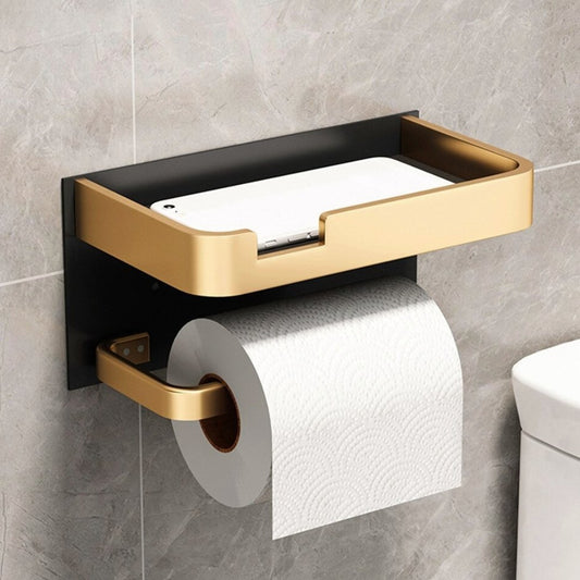 BathLine– Toilet Paper Holder, Wall Mounted, Sturdy Metal Holder Rust-Free Durable [50% Off]