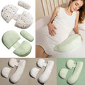 H-Shaped Pregnancy Pillow with Split Design for Sleeping & Nursing
