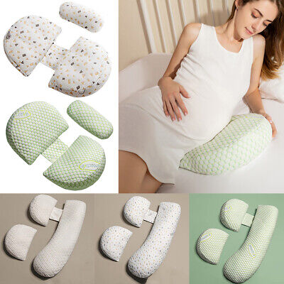 H-Shaped Pregnancy Pillow with Split Design for Sleeping & Nursing