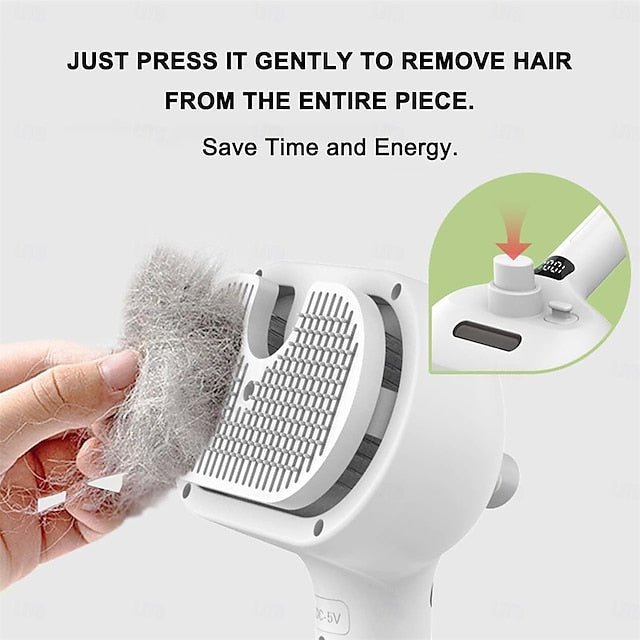 Pet Grooming Brush with Water Mist Spray for Dogs and Cats