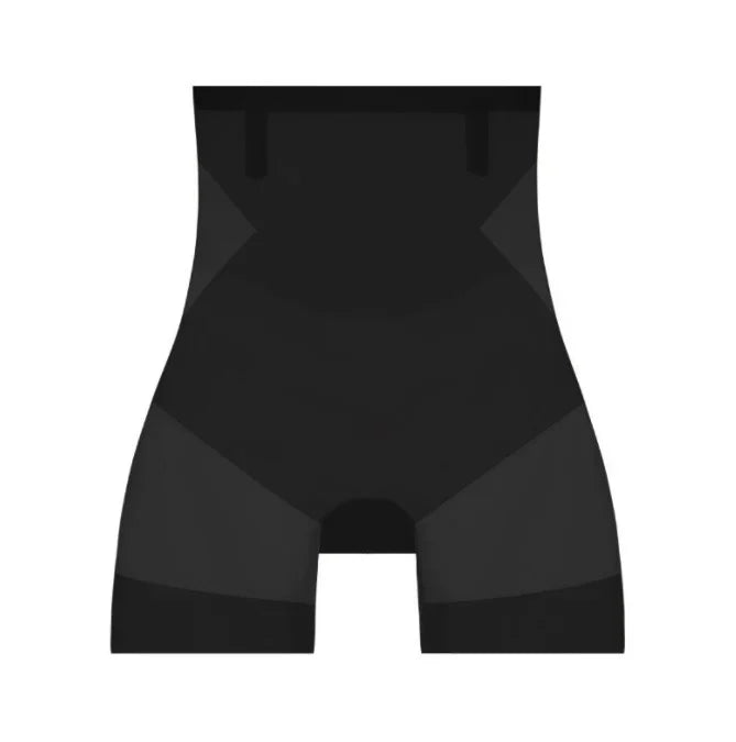 High-Waisted Ice Silk Shaping Panties with Butt-Lifting Band