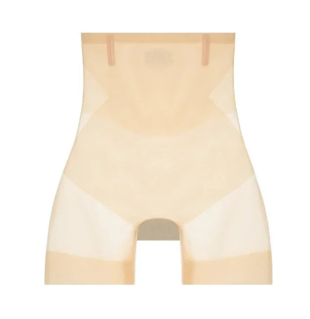 High-Waisted Ice Silk Shaping Panties with Butt-Lifting Band