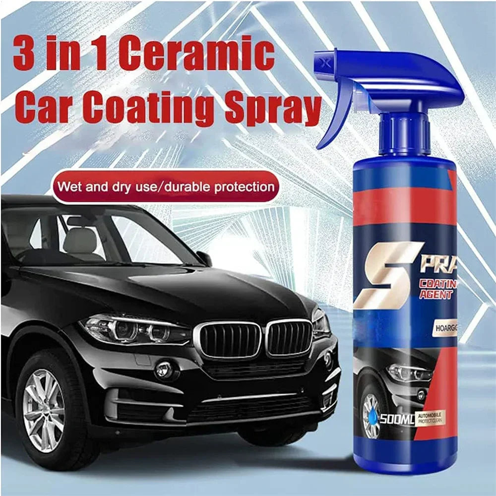 3-in-1 Nano Car Polish Spray – Clean, Shine & Protect in Seconds