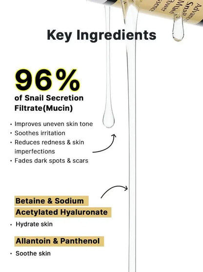 GlowFace™ – 96.3% Snail Mucin, Skin Regeneration & Intensive Hydration [50% Off]