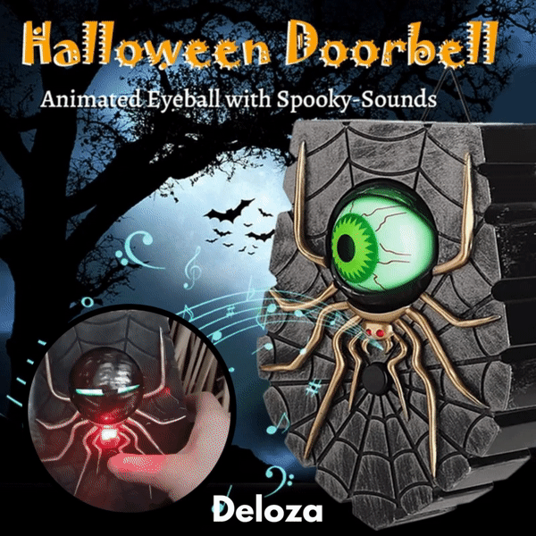 SpiderBell™ – Halloween Doorbell with Creepy Sound Effect [50% Off]