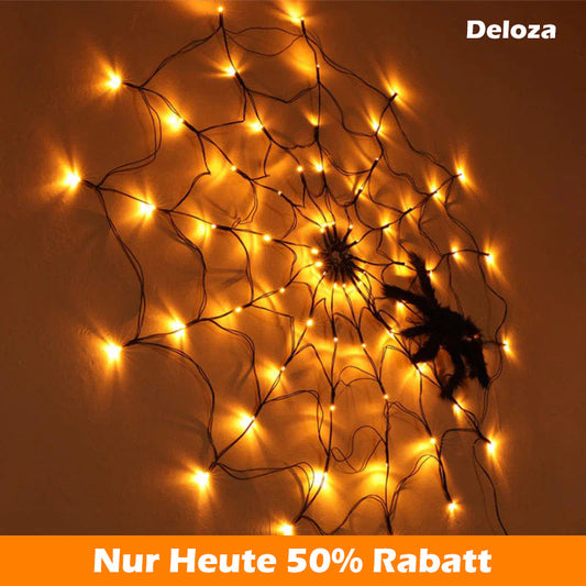 SpiderLight™ – Halloween Spider Web String Lights Decoration [50% Off]