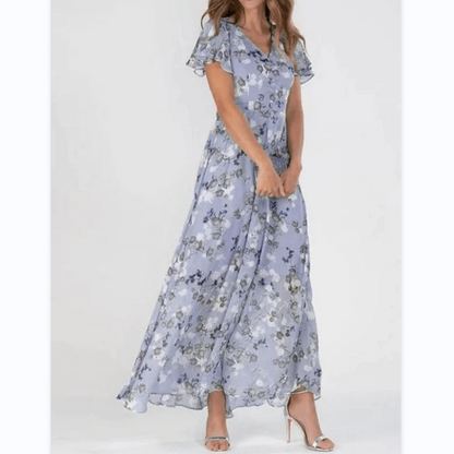 Light Floral Maxi Spring Dress